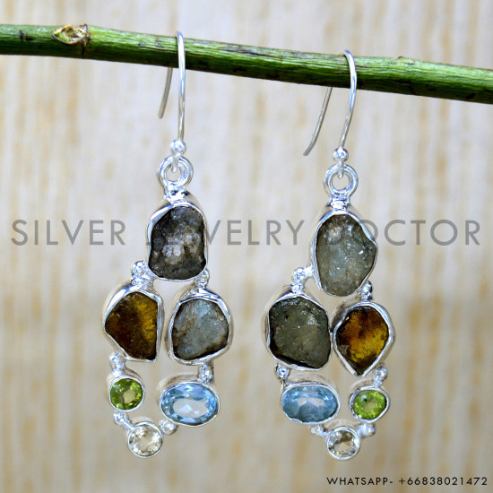 925 Sterling Silver Earrings (SJWE-937)