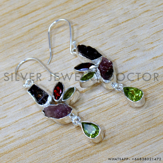 925 Sterling Silver Earrings (SJWE-938)