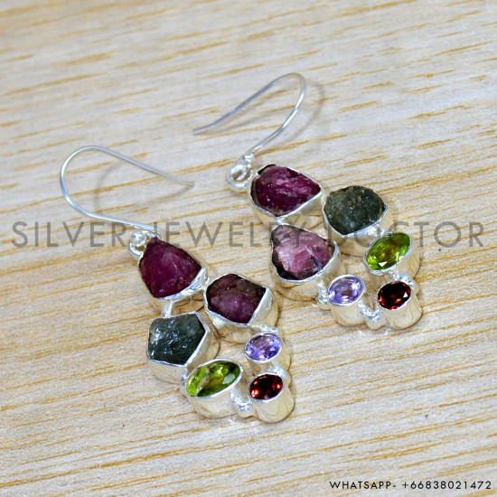 925 Sterling Silver Earrings (SJWE-941)