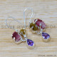 Amethyst 925 Sterling Silver Earrings (SJWE-942)