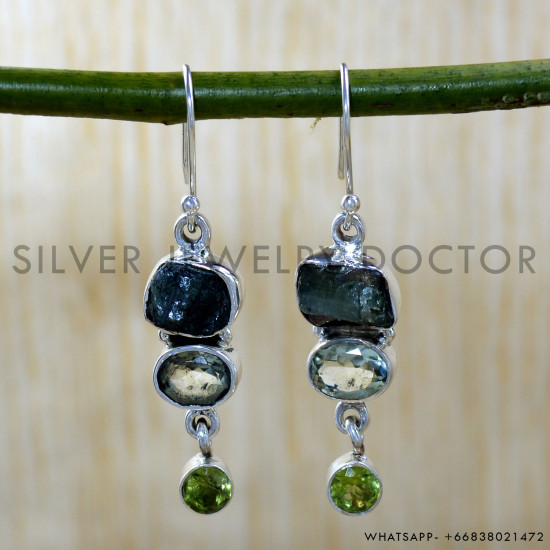 925 Sterling Silver Earrings (SJWE-943)