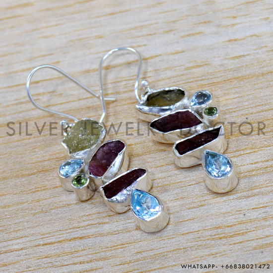 925 Sterling Silver Earrings (SJWE-946)