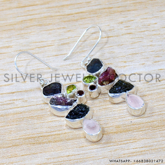 925 Sterling Silver Earrings (SJWE-948)
