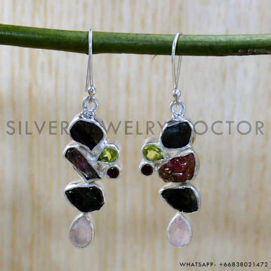 925 Sterling Silver Earrings (SJWE-948)
