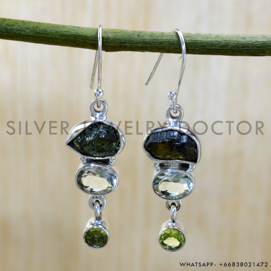 925 Sterling Silver Earrings (SJWE-950)