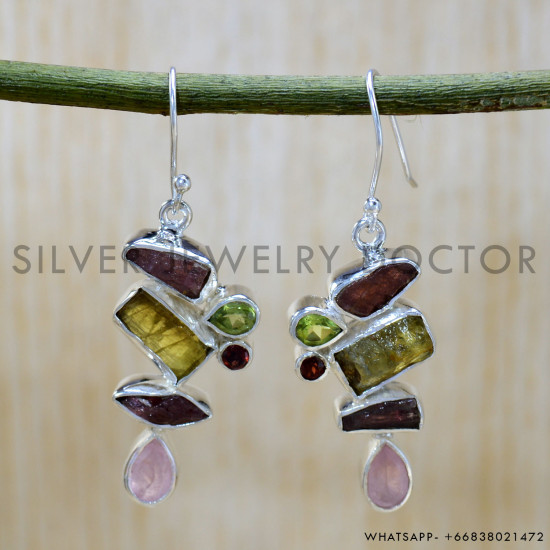 925 Sterling Silver Earrings (SJWE-952)