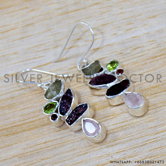 925 Sterling Silver Earrings (SJWE-953)