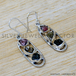925 Sterling Silver Earrings (SJWE-955) 925 Sterling Silver Earrings (SJWE-955)