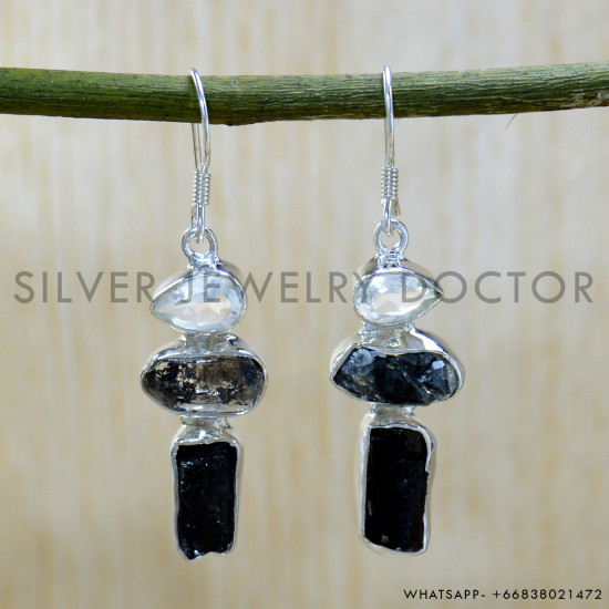 925 Sterling Silver Earrings (SJWE-957)