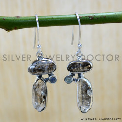 Labradorite 925 Sterling Silver Earrings (SJWE-960)