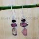 Rose Quartz 925 Sterling Silver Earrings (SJWE-962)