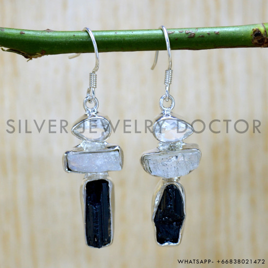 925 Sterling Silver Earrings (SJWE-964)