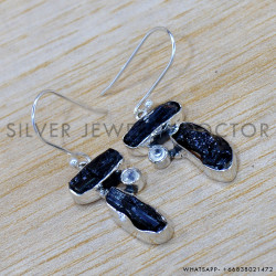 Rainbow Moonstone 925 Sterling Silver Earrings (SJWE-970) Rainbow Moonstone 925 Sterling Silver Earrings (SJWE-970)