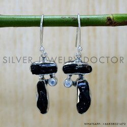 Rainbow Moonstone 925 Sterling Silver Earrings (SJWE-970)