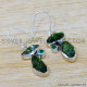 Green Onyx 925 Sterling Silver Earrings (SJWE-972)