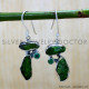 Green Onyx 925 Sterling Silver Earrings (SJWE-972)