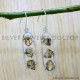 Citrine 925 Sterling Silver Earrings (SJWE-973)