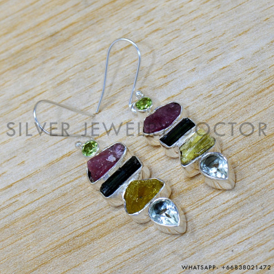 925 Sterling Silver Earrings (SJWE-977)