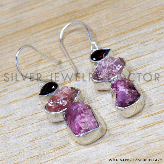925 Sterling Silver Earrings (SJWE-980)