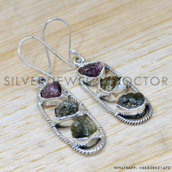925 Sterling Silver Earrings (SJWE-981)