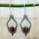 Tiger Eye 925 Sterling Silver Earrings (SJWE-991) Tiger Eye 925 Sterling Silver Earrings (SJWE-991)