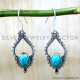 Turquoise 925 Sterling Silver Earrings (SJWE-993) Turquoise 925 Sterling Silver Earrings (SJWE-993)