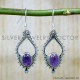 Amethyst 925 Sterling Silver Earrings (SJWE-998) Amethyst 925 Sterling Silver Earrings (SJWE-998)
