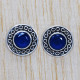 Classic 925 Sterling Silver Jewelry Sapphire Gemstone Woman Stud Earring SJWES-101