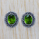 Beautiful Peridot Gemstone 925 Sterling Silver Unique Jewelry Stud Earring SJWES-110