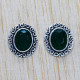 Emerald Gemstone 925 Sterling Silver Jewelry Light Weight Stud Earring SJWES-112