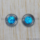Turquoise 925 Sterling Silver Earrings (SJWES-117) Turquoise 925 Sterling Silver Earrings (SJWES-117)