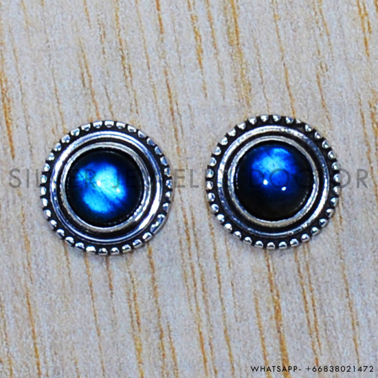 Labradorite 925 Sterling Silver Earrings (SJWES-118) Labradorite 925 Sterling Silver Earrings (SJWES-118)