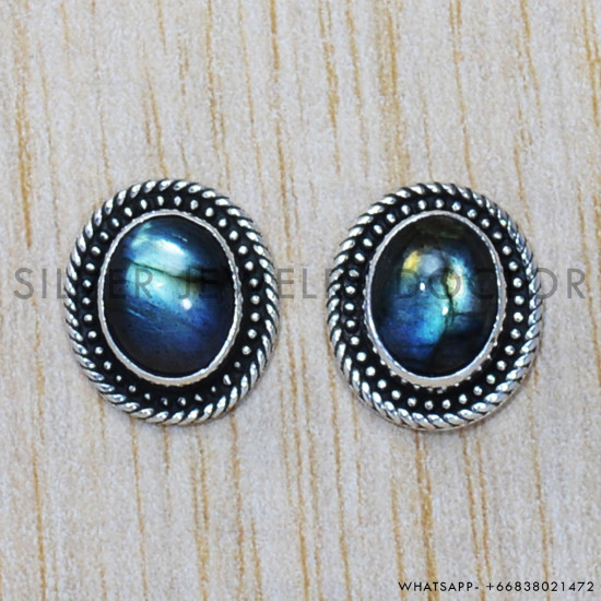 Labradorite 925 Sterling Silver Earrings (SJWES-126) Labradorite 925 Sterling Silver Earrings (SJWES-126)