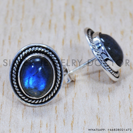 Labradorite 925 Sterling Silver Earrings (SJWES-133) Labradorite 925 Sterling Silver Earrings (SJWES-133)