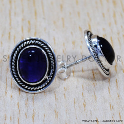 Amethyst 925 Sterling Silver Earrings (SJWES-137)