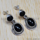 Black Onyx 925 Sterling Silver Earrings (SJWES-15)