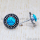 Turquoise 925 Sterling Silver Earrings (SJWES-175) Turquoise 925 Sterling Silver Earrings (SJWES-175)