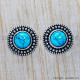 Turquoise 925 Sterling Silver Earrings (SJWES-175) Turquoise 925 Sterling Silver Earrings (SJWES-175)