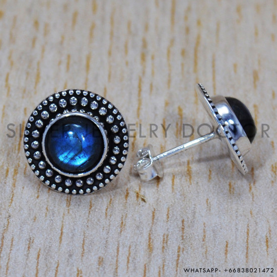 Labradorite 925 Sterling Silver Earrings (SJWES-176) Labradorite 925 Sterling Silver Earrings (SJWES-176)
