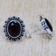 Ancient Look Jewelry Ruby Gemstone 925 Sterling Silver Stud Earring SJWES-189