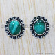 Malachite 925 Sterling Silver Earrings (SJWES-191) Malachite 925 Sterling Silver Earrings (SJWES-191)