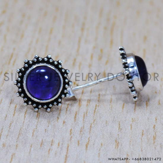 Amethyst 925 Sterling Silver Earrings (SJWES-204) Amethyst 925 Sterling Silver Earrings (SJWES-204)