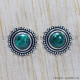 Malachite 925 Sterling Silver Earrings (SJWES-208) Malachite 925 Sterling Silver Earrings (SJWES-208)