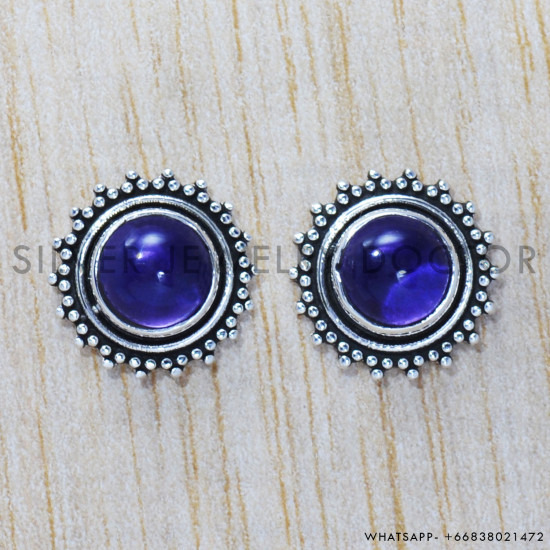 Amethyst 925 Sterling Silver Earrings (SJWES-211) Amethyst 925 Sterling Silver Earrings (SJWES-211)