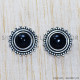 Black Onyx 925 Sterling Silver Earrings (SJWES-213)