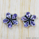 Amethyst 925 Sterling Silver Stud Earrings (SJWES-218) Amethyst 925 Sterling Silver Stud Earrings (SJWES-218)