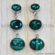 Malachite 925 Sterling Silver Stud Earrings (SJWES-220) Malachite 925 Sterling Silver Stud Earrings (SJWES-220)