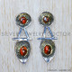 Copper Turquoise 925 Sterling Silver Earrings (SJWES-228)