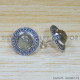 Golden Rutile 925 Sterling Silver Stud Earrings (SJWES-234)