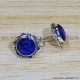 Sapphire 925 Sterling Silver Stud Earrings (SJWES-241)